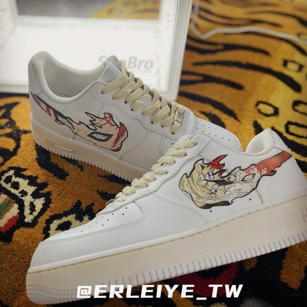 Gaara Hand Painted Custom Air Force 1