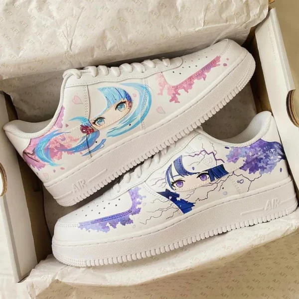 Raiden X Ayaka Custom Air Force 1