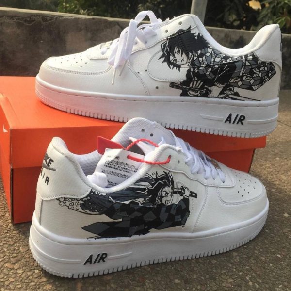 Giyu X Tanjiro Custom Air Force 1