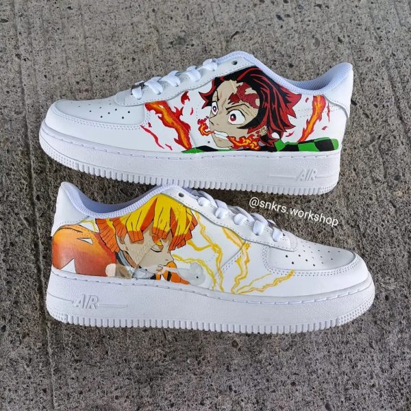 Tanjizo Zenitsu 13 Custom Air Force 1