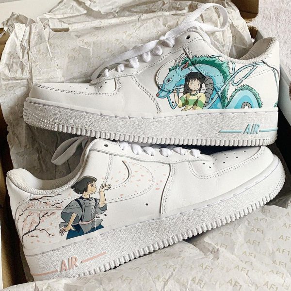 Haku And Chihiro Custom Air Force 1