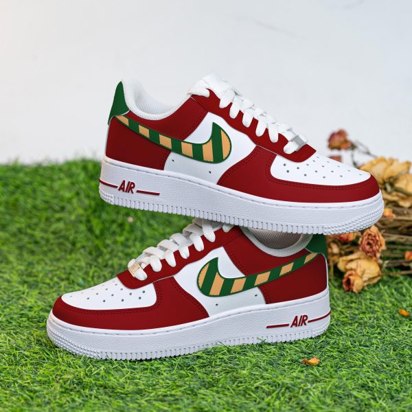 Christmas Candy Cane Custom Air Force 1