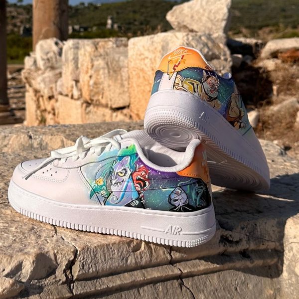 Villian Painted Custom Air Force 1