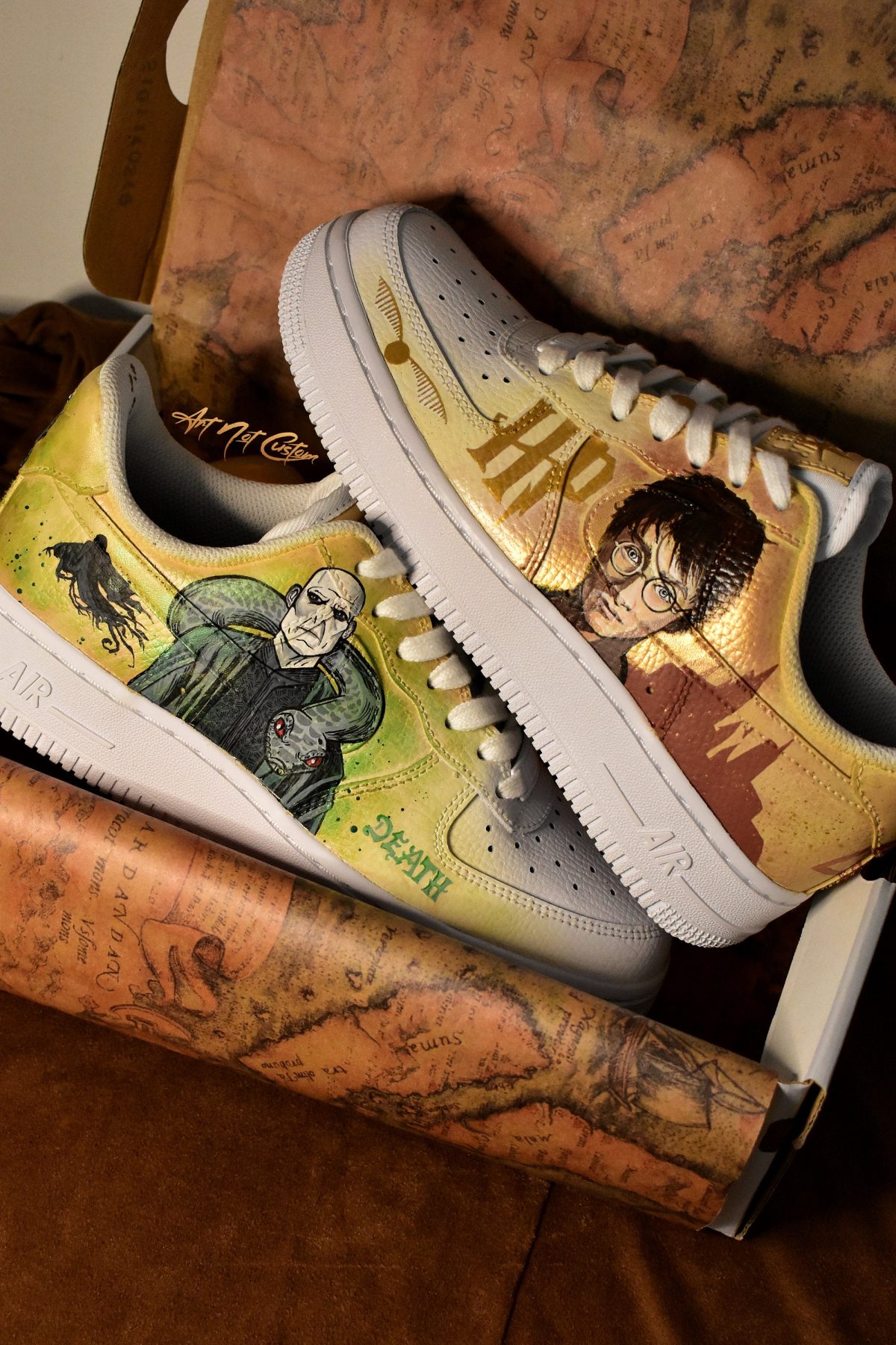 Harry Potter Voldemort Custom Air Force 1