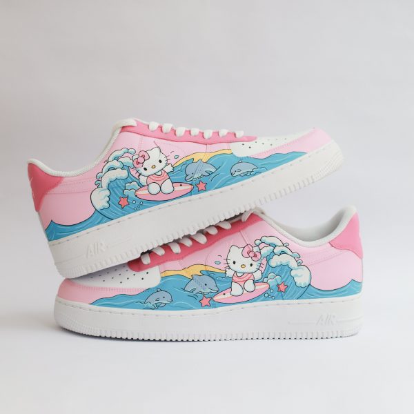 Hello Kitty Painting Custom Air Force 1