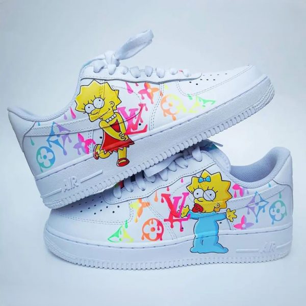 Simpson LV Drip Custom Air Force 1