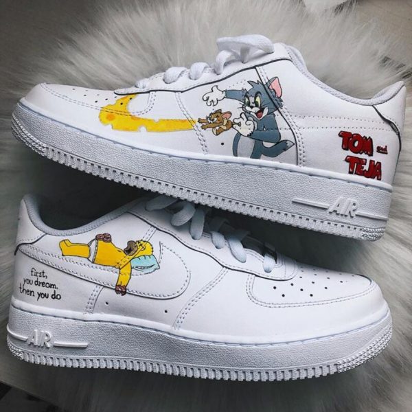 Homer Tom Jerry Custom Air Force 1