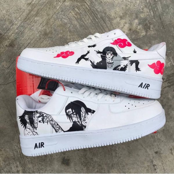 Itachi Sasuke Painting Custom Air Force 1