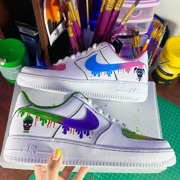 Joker Painting Drip Custom Air Force 1