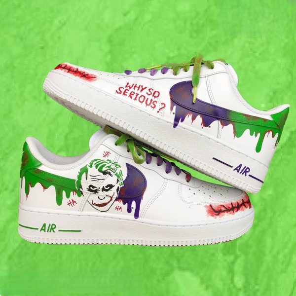 Joker Swoosh Drip Custom Air Force 1