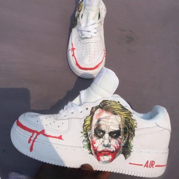 Joker Handpainted Custom Air Force 1