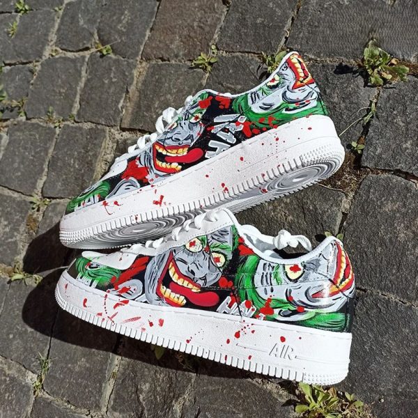 Joker Spooky Face Custom Air Force 1