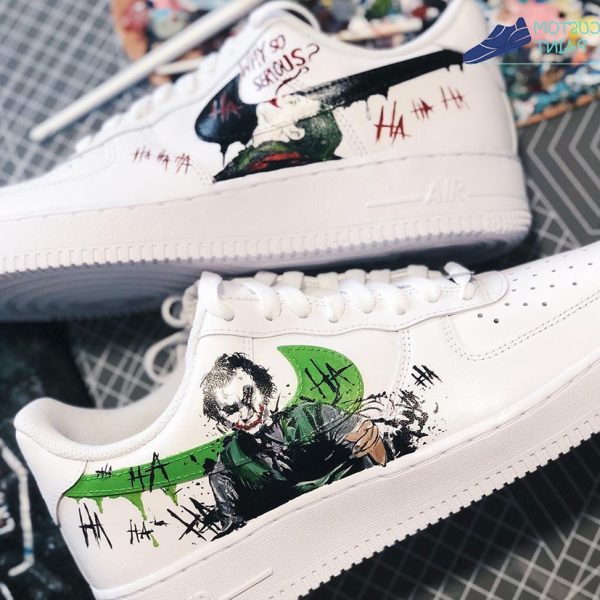 Joker Green Art Custom Air Force 1