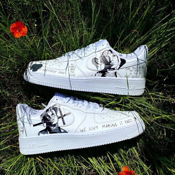 Juice Wrld HandPainted Custom Air Force 1