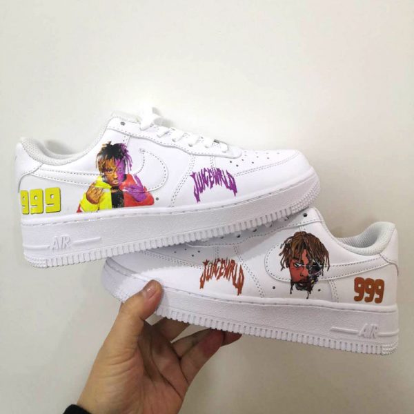 Juice Wrld Painting Custom Air Force 1