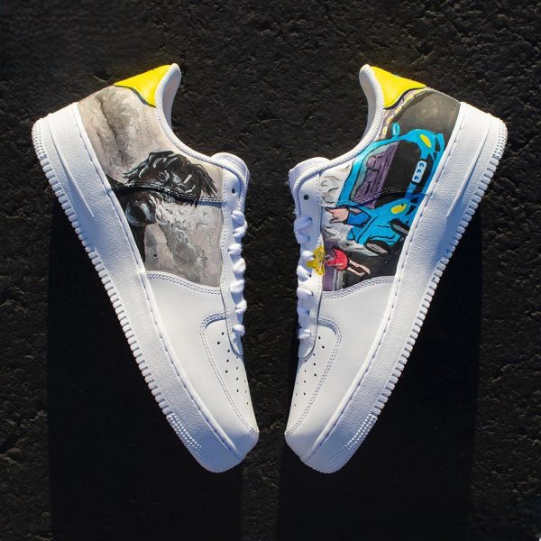 Juice Wrld Cut Custom Air Force 1