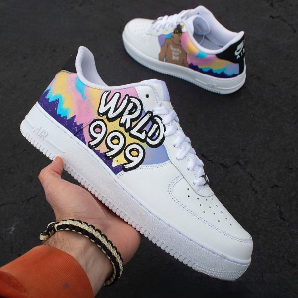 Painting Juice Wrld Custom Air Force 1