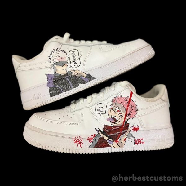 Jujutsu Kaisen Painting Custom Air Force 1