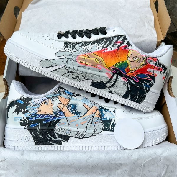 JJK Itadori Gojo Custom Air Force 1