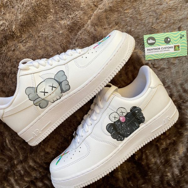 Kaws Doll Graffiti Custom Air Force 1