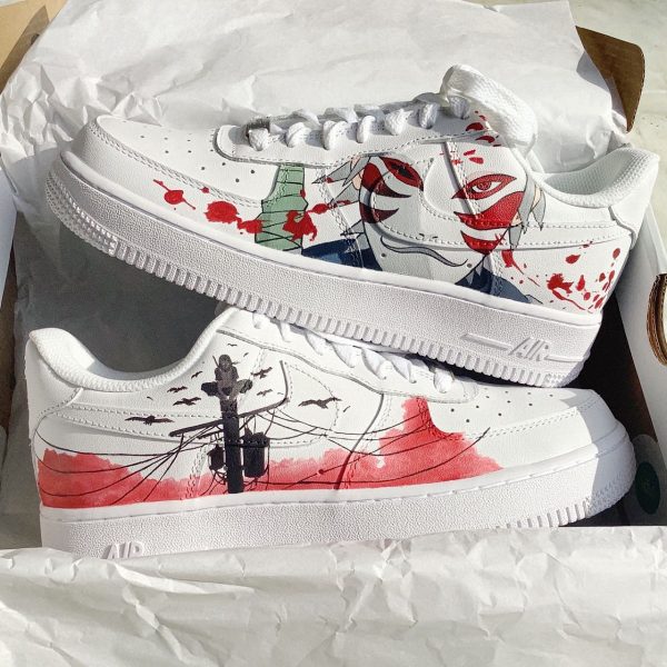 Kakashi ft Sasuke Custom Air Force 1