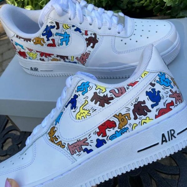 Keith Haring Inspired Custom Air Force 1