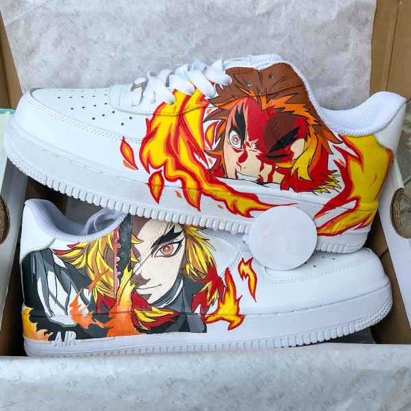 Painting Rengoku Custom Air Force 1