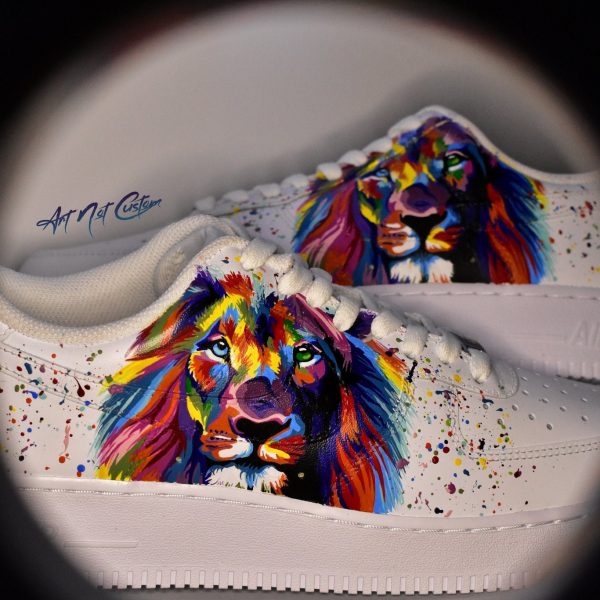 Lion Rainbow Custom Air Force 1