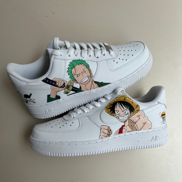 Luffy Zoro Art Custom Air Force 1