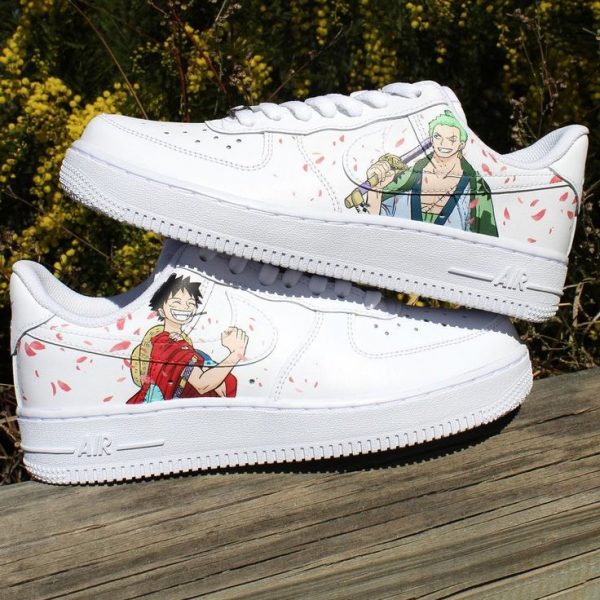 Luffy Zoro OP Custom Air Force 1