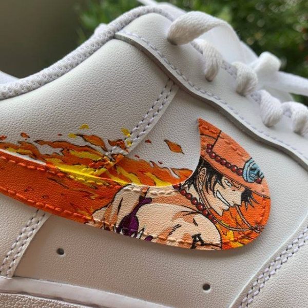 Luffy vs Ace Custom Air Force 1