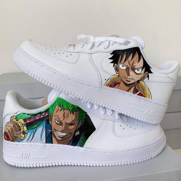 Luffy Zoro Wano Custom Air Force 1