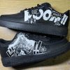 Manga Panel Black Custom Air Force 1