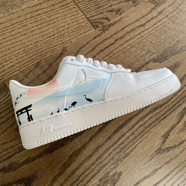 Mount Fuji Graffiti Custom Air Force 1