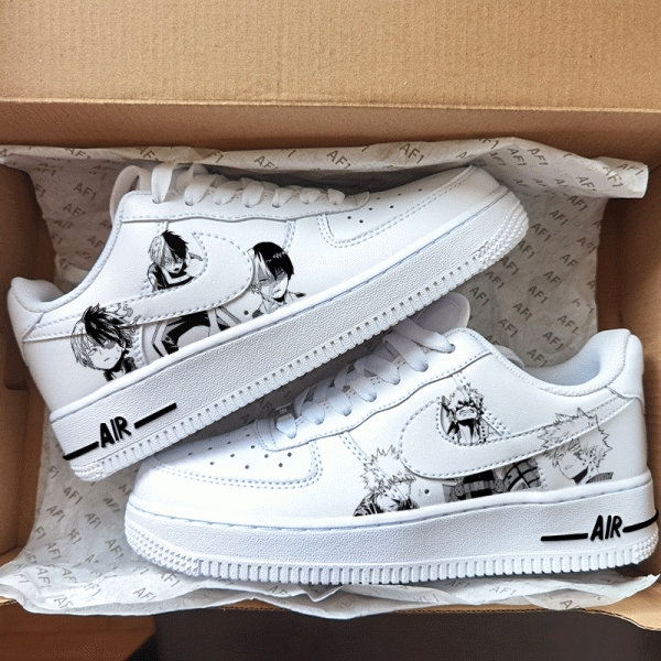 My Hero Academic Custom Air Force 1