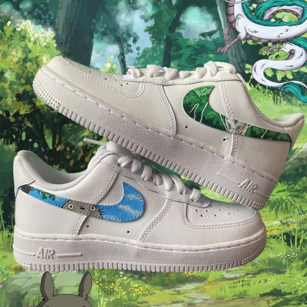 Neighbor Totoro Painting Custom Air Force 1