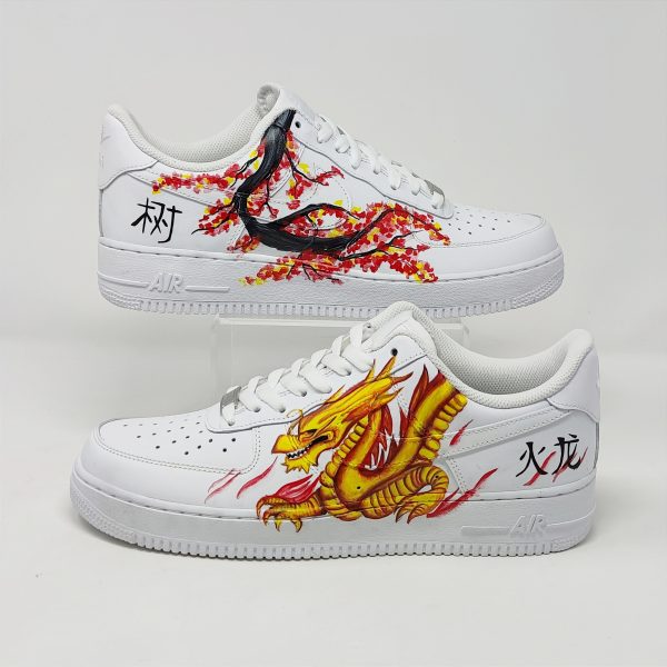 Dragon Flowers Custom Air Force 1