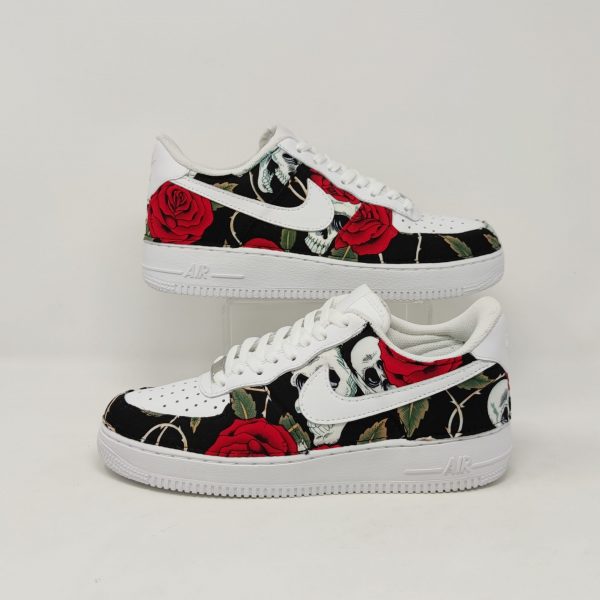 Skull Rose Custom Air Force 1