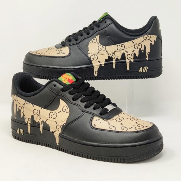 Gucci Drip Pattern Custom Air Force 1