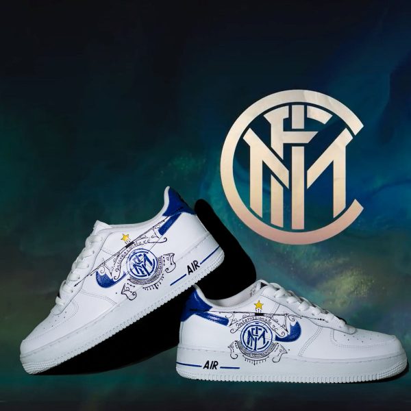 Inter Millan Logo Custom Air Force 1