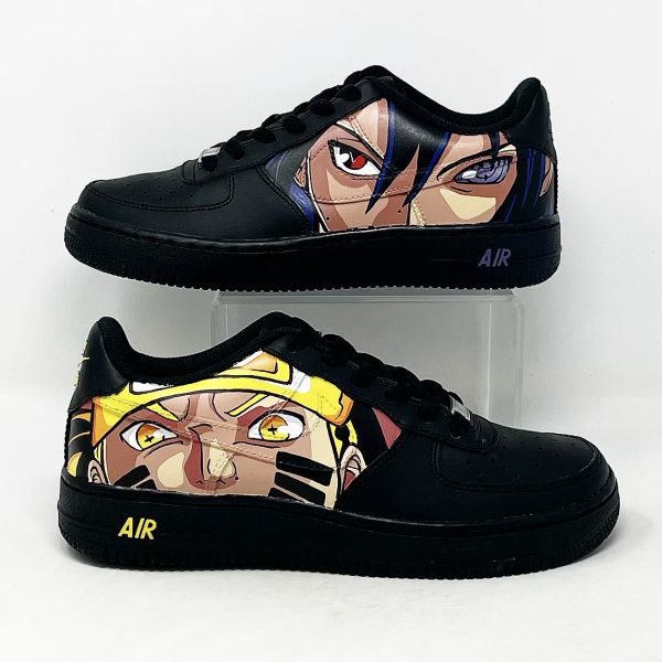 Black Naruto Anime Custom Air Force 1