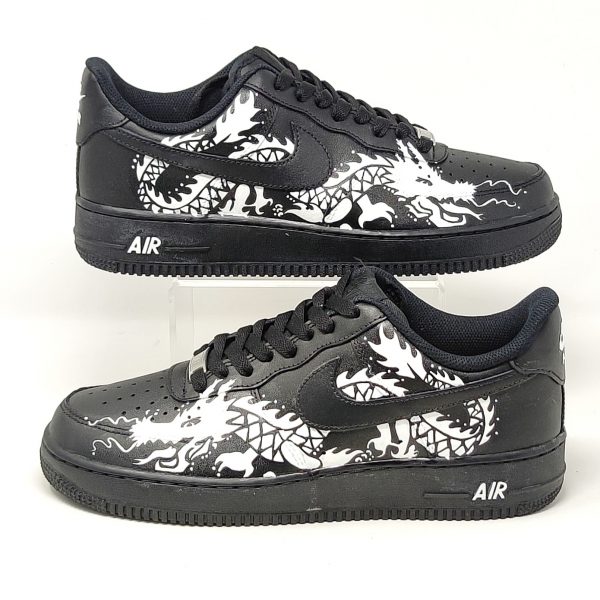 Black White Dragon Custom Air Force 1