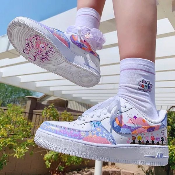 BTS Kpop Custom Air Force 1