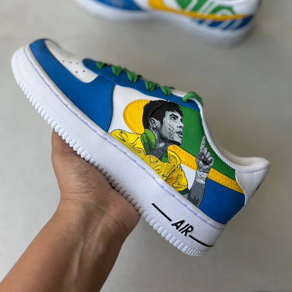 Neymar Painting Custom Air Force 1