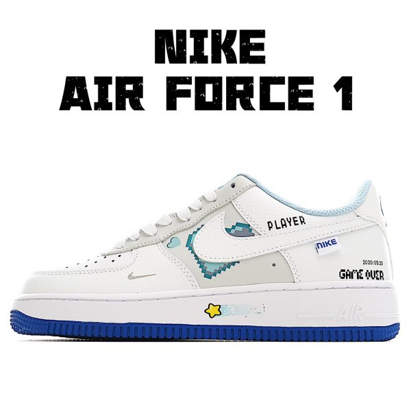 Ice Blue Grey Custom Air Force 1