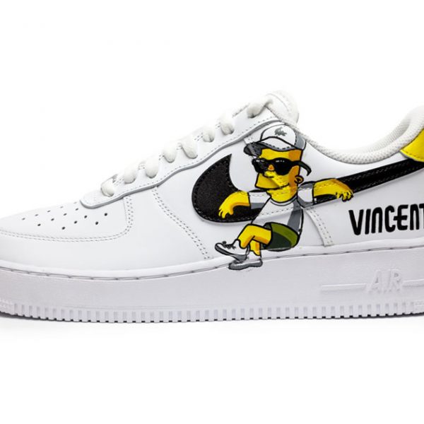 Bart & Homer Custom Air Force 1