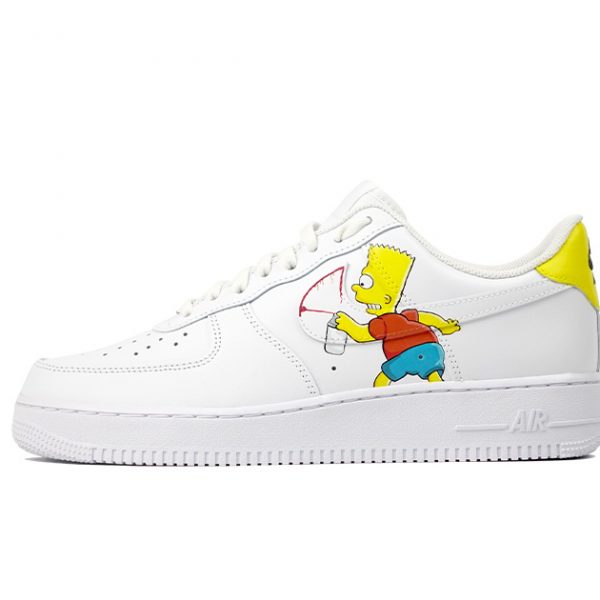 Bart Simpson Murales Custom Air Force 1