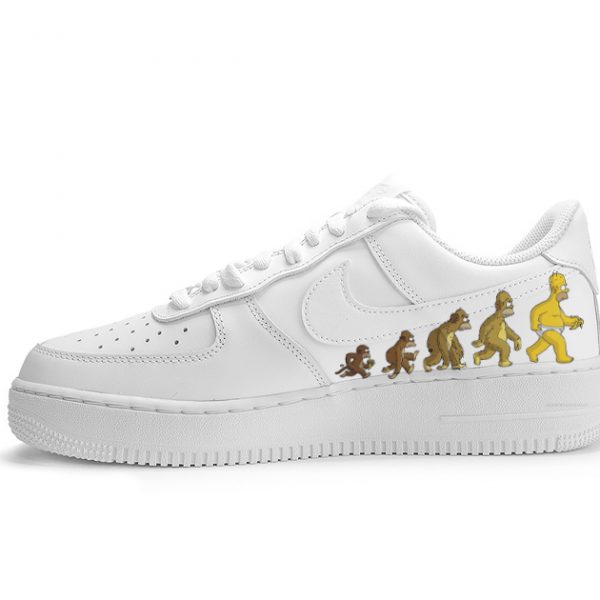 Homer Simpson Sapiens Custom Air Force 1