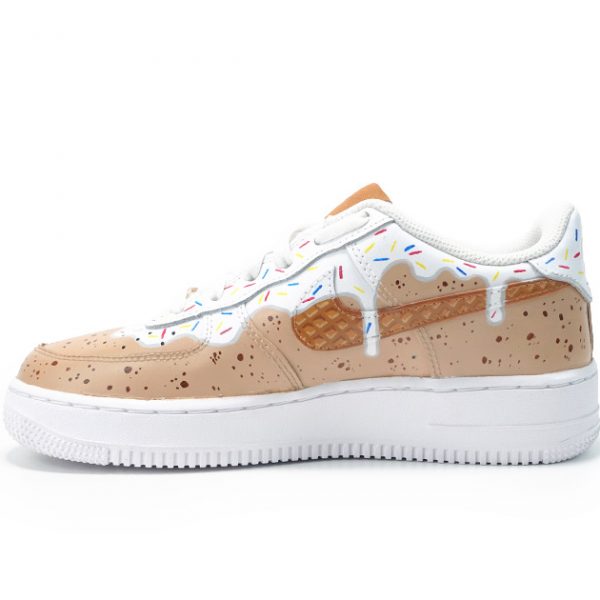 Ice Cream Brown Custom Air Force 1