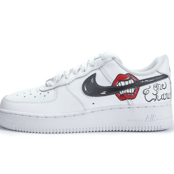 Lips Bitting Swoosh Custom Air Force 1